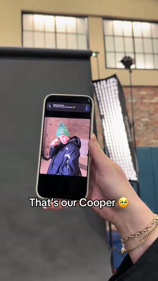 He’s grown so fast 🥹 #cooperflagg #dallasmavericks #funny 