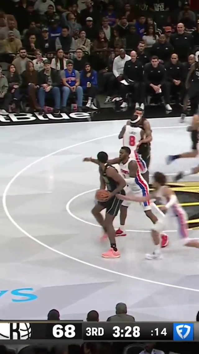 Put it on a t-shirt. WINDMILL JAM FROM CADE! #nba #detroit #pistons #highlight 