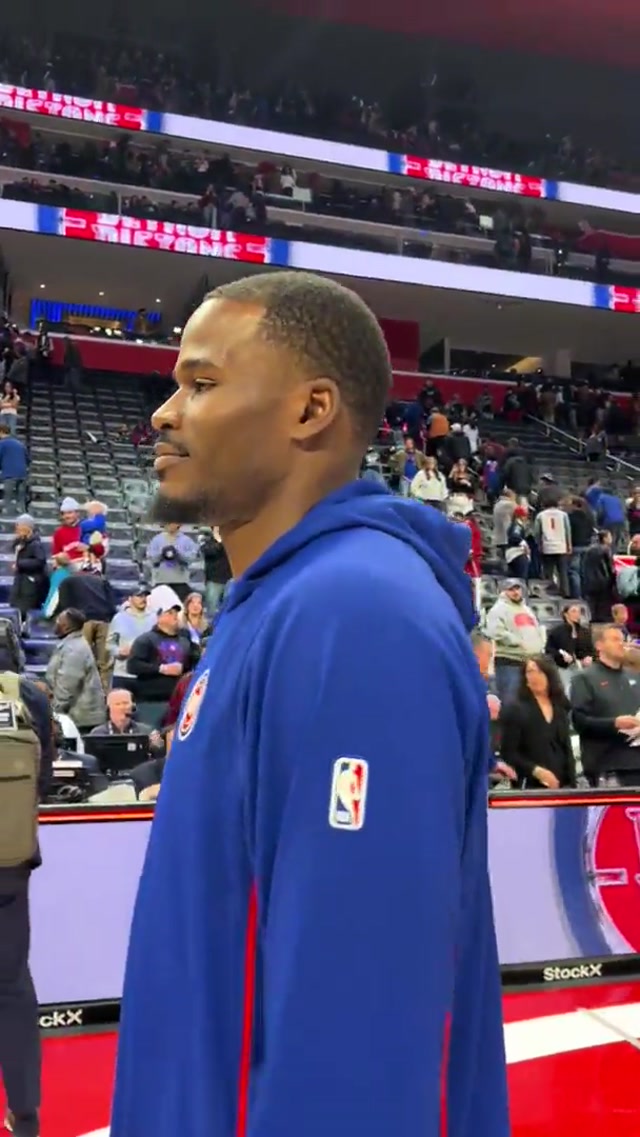 Do your dance Woo #nba #detroitpistons 