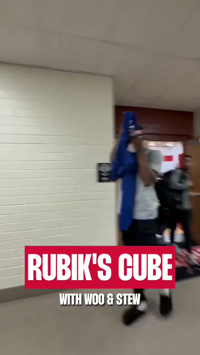 Men of many talents #nba #detroitpistons #rubikscube 