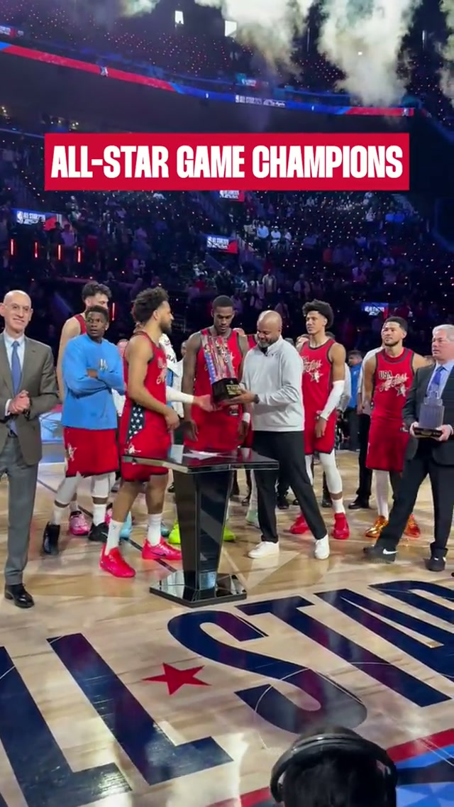 Leaving All-Star weekend with a dub ‼️