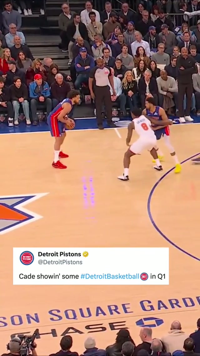 14 PTS for Cade in Q1…he’s hoopin’ 😤 #nba #detroitpistons #nbahighlights 