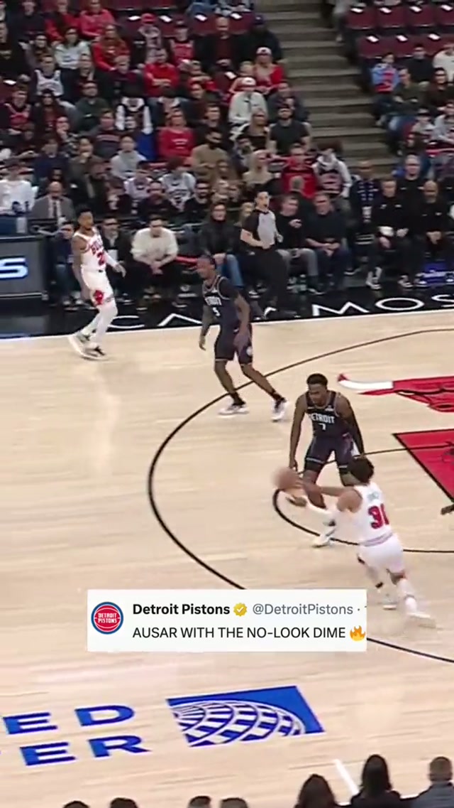 Block into an assist 😤 #nba #detroitpistons #ausarthompson 