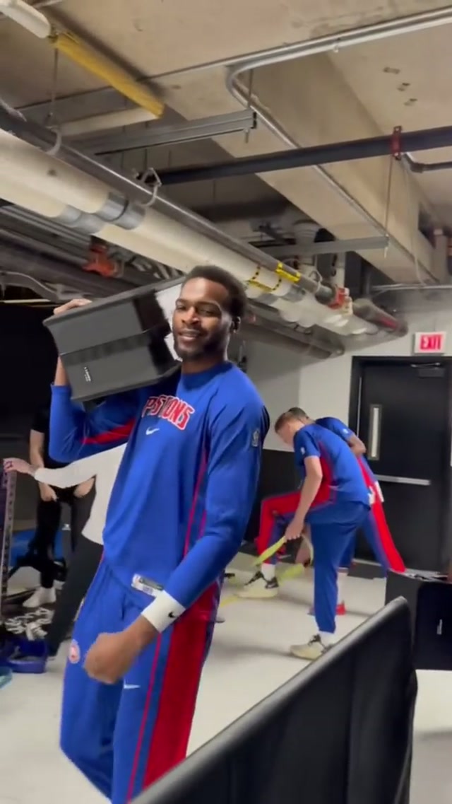 Boombox for everybody #nba #detroitpistons 