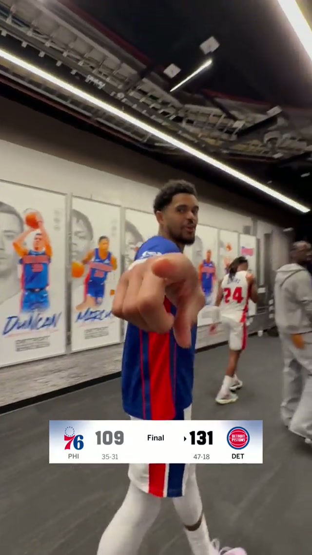 If unc says to play it on repeat, PLAY IT ON REPEAT #pistons #nba 