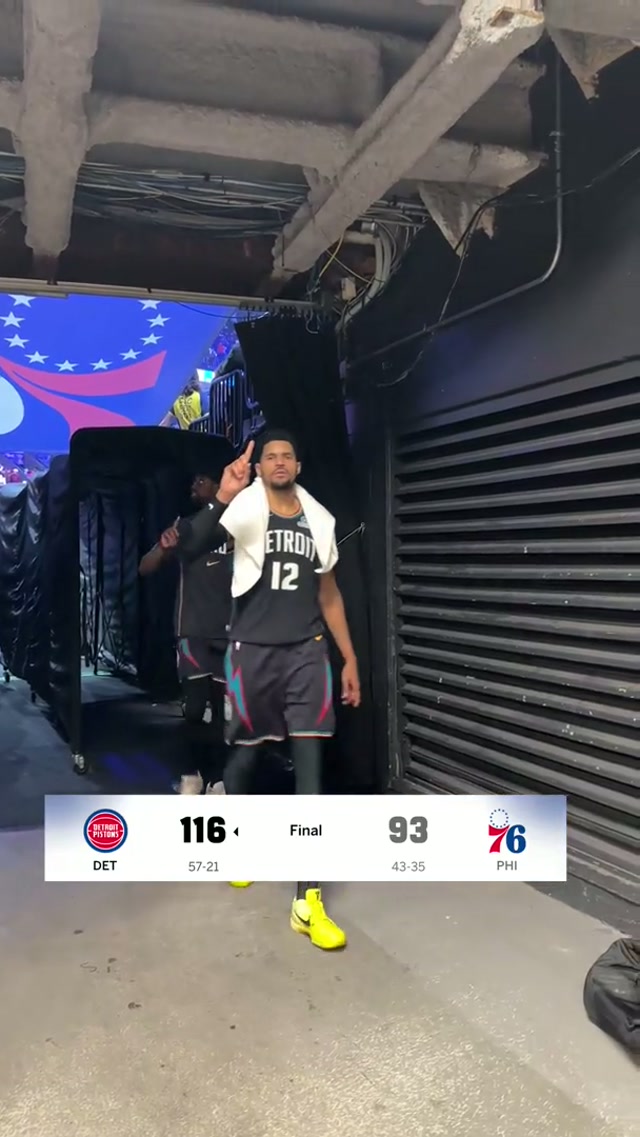 EARNED IT 🥇#nba #detroitpistons 