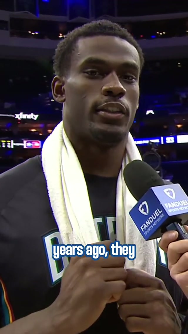 Jalen Duren on clinching the No. 1 seed in the East #nba #DetroitPistons #DetroitPistons 