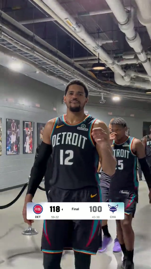 DUBS IN THE CHAT 🗣️ #nba #nbahighlights #detroitpistons 