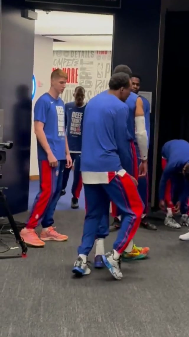 WE READY. #nba #DetroitPistons #nbahighlights 