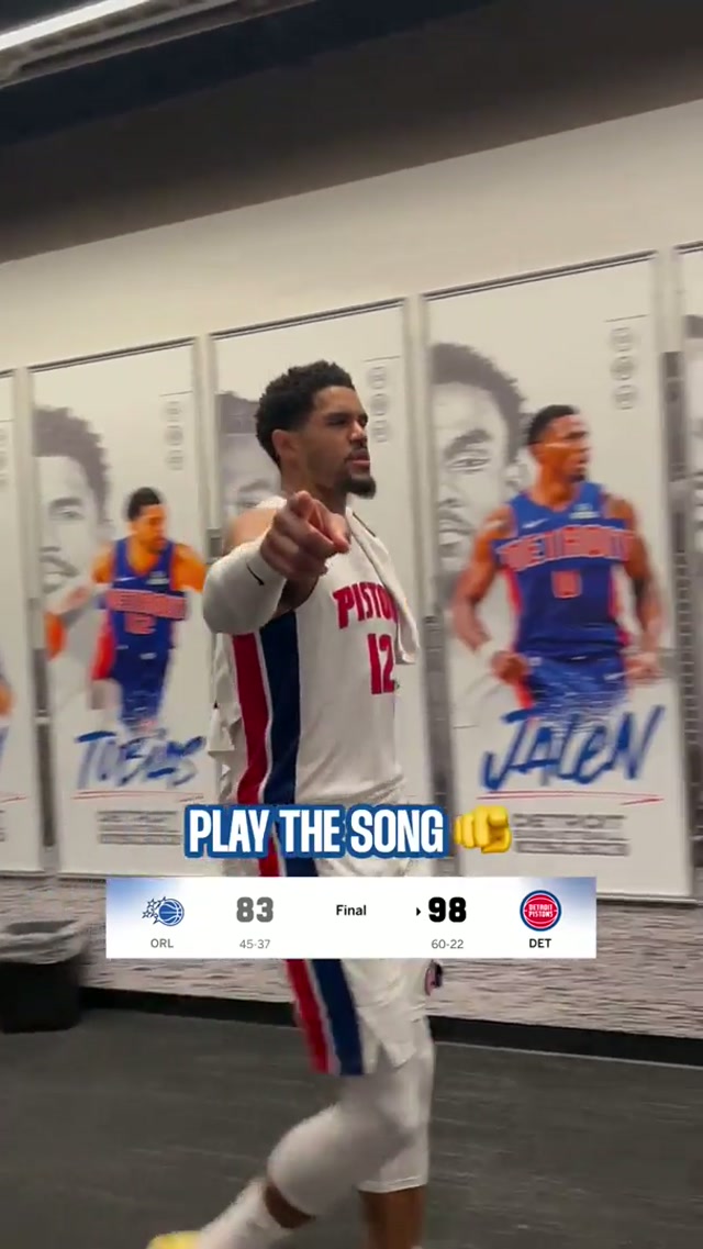 Someone requested to play the song… #nba #detroitpistons 