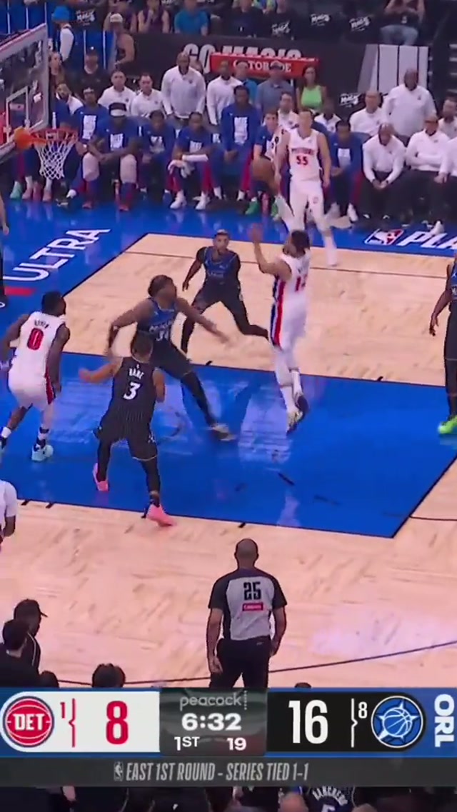 It’s a dunk party you cannot get in… #nba #detroitpistons 