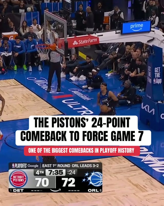 In case you missed it 🫣 #NBA #detroitpistons #nbahighlights #nbaplayoffs 