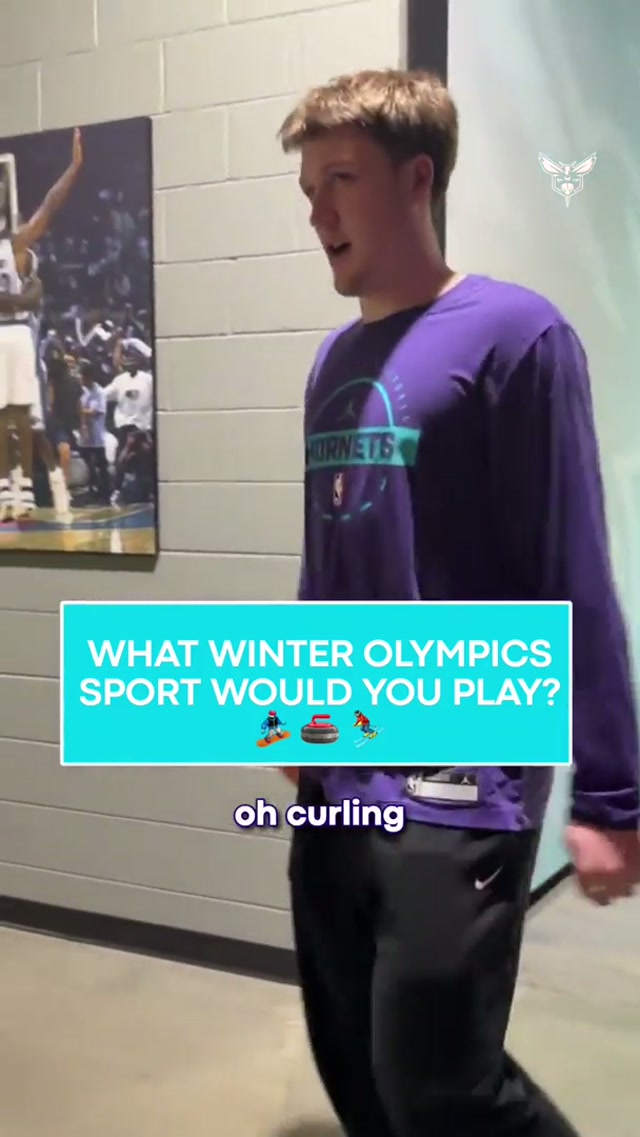 kon “curling” knueppel #charlottehornets #konknueppel #winterolympics