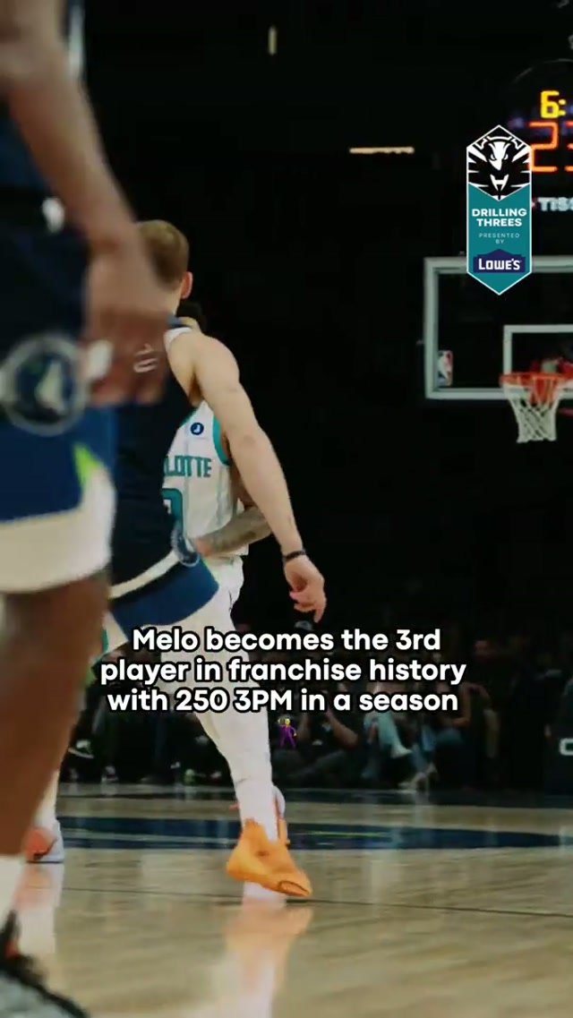 H1M. #lameloball #charlottehornets #nba 