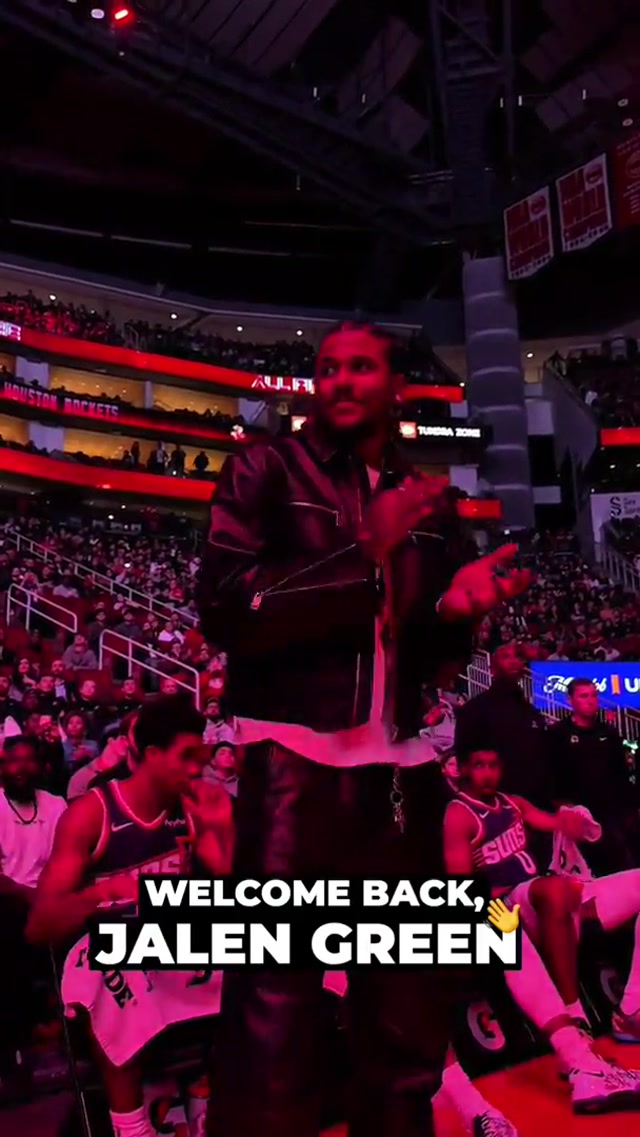 a warm welcome back from H-Town 🫶