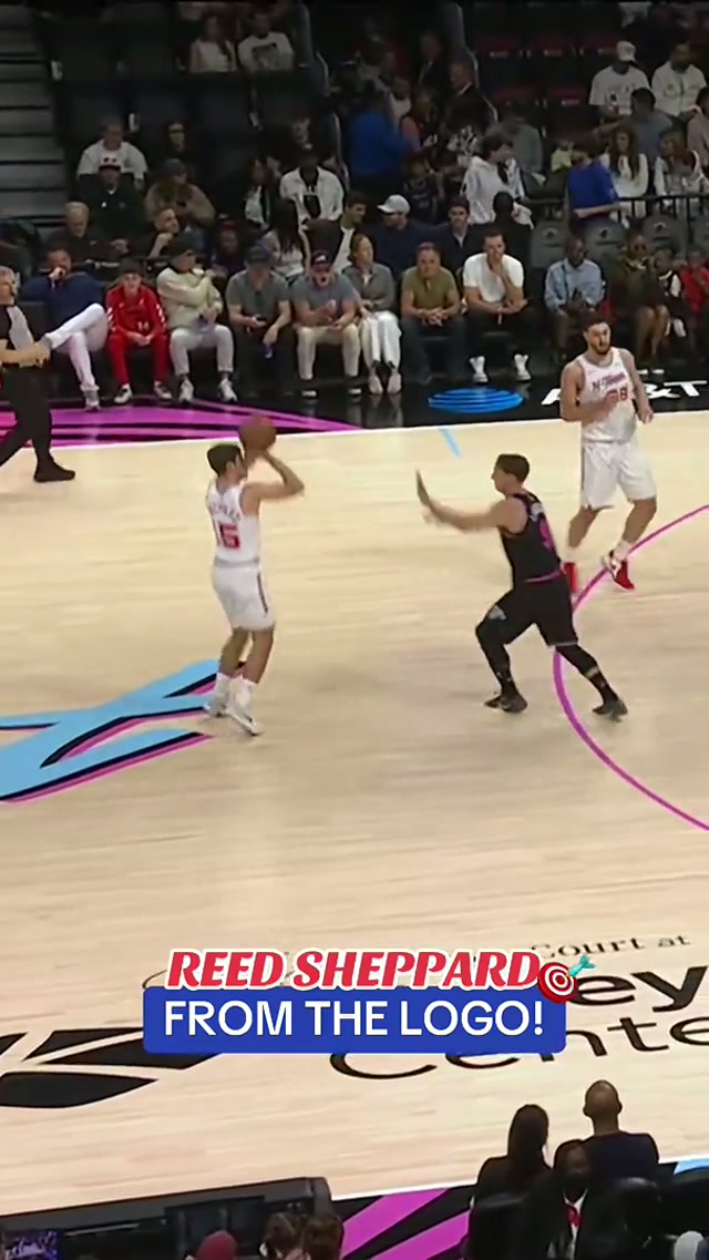 splashin’ from the Atlantic 🌊 #reedsheppard #nba #rockets 