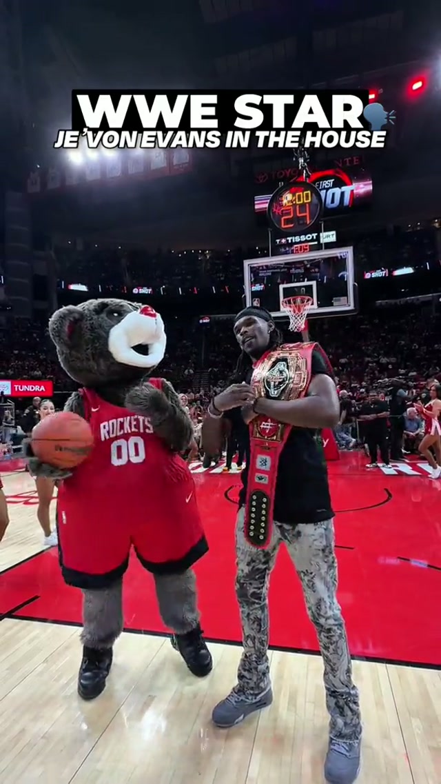 Je’Von reppin’ Houston 🤘