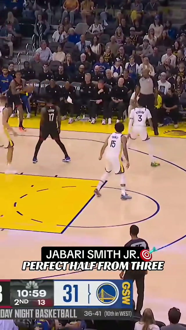 that’s why we call him Bari Buckets 💯 #NBA #Rockets #JabariSmithJr 