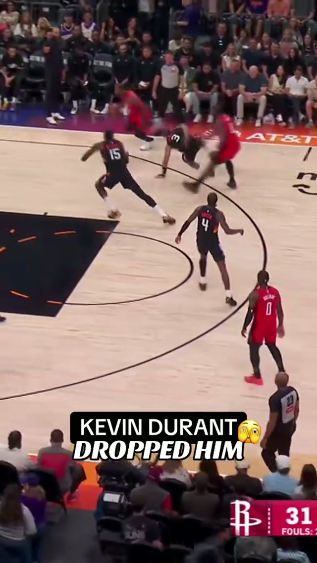 KD out here breaking ankles 😤 #NBA #Rockets #KevinDurant #KD 