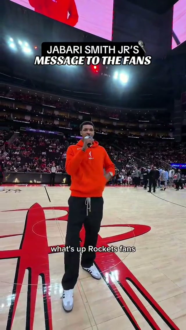 all love 🫶 #JabariSmithJr #Rockets #NBA 