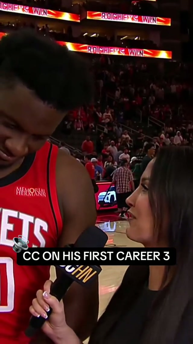 “one of the best moments in my career” 🥹 #ClintCapela #Rockets #NBA 