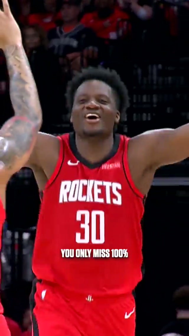You only miss 100% of the shots you don’t take 🗣️