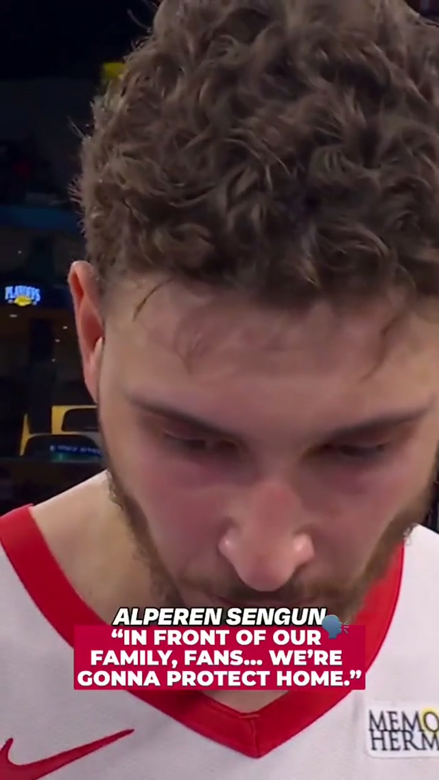 Game 6. Our house. 
#Rockets #Playoffs #NBA #AlperenSengun 