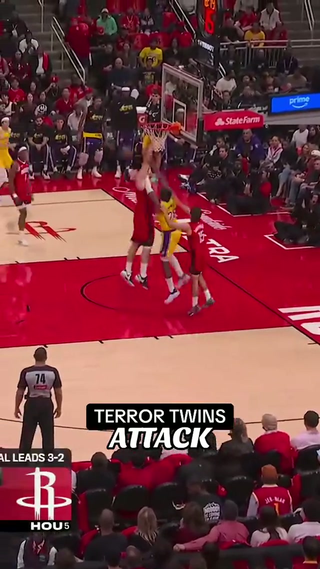 😈😈 #TariEason #AmenThompson #Rockets #NBA #Playoffs 