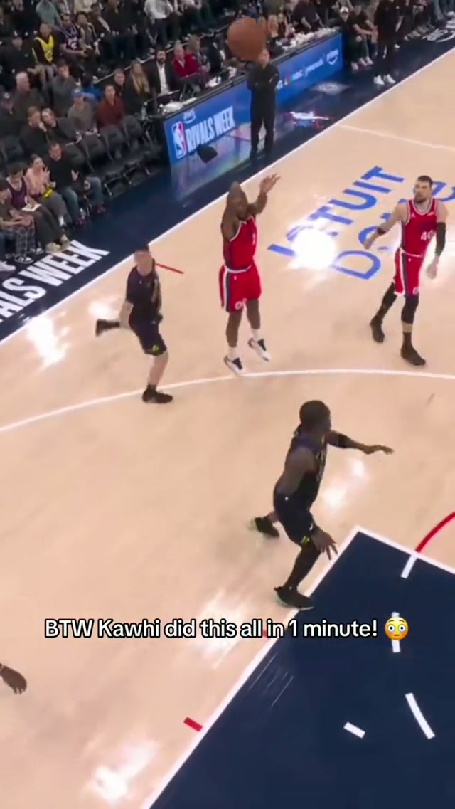 Kawhi Anthony Leonard is a BALLER! 🗣️ #nba #clippers #basketball #kawhileonard #fyp 