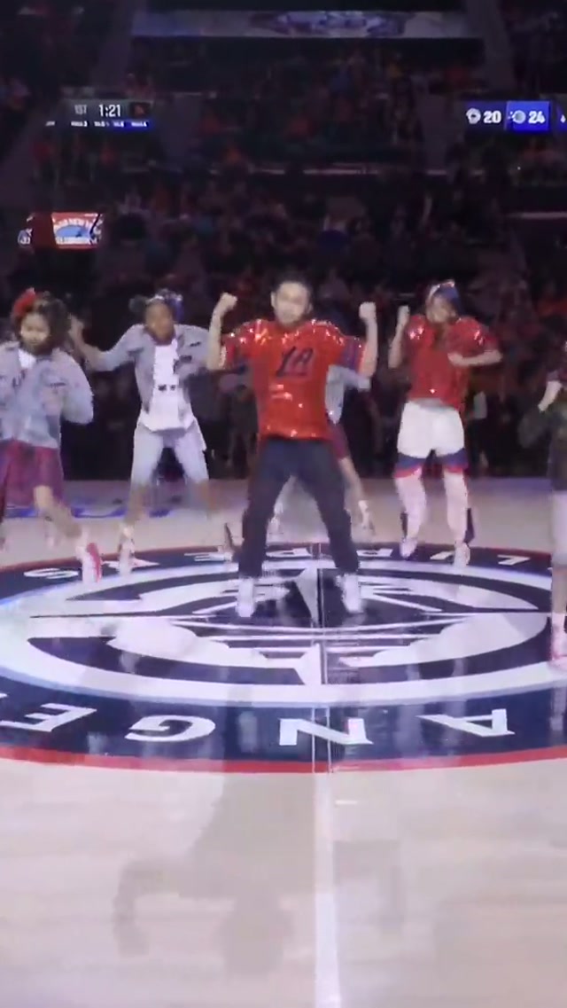 Our Kid Clippers movin’ different fr 🕺🔥 #nba #clippers #fyp #dance #kids 