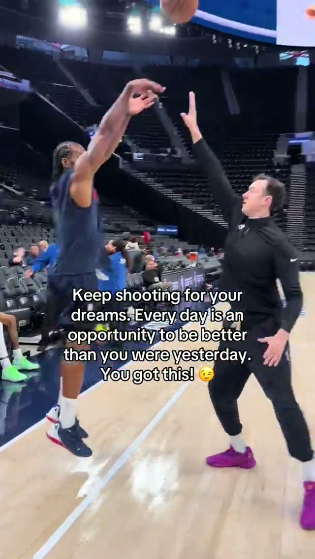 You got this! 😉 #kawhileonard #motivation #basketball #clippers #nba 