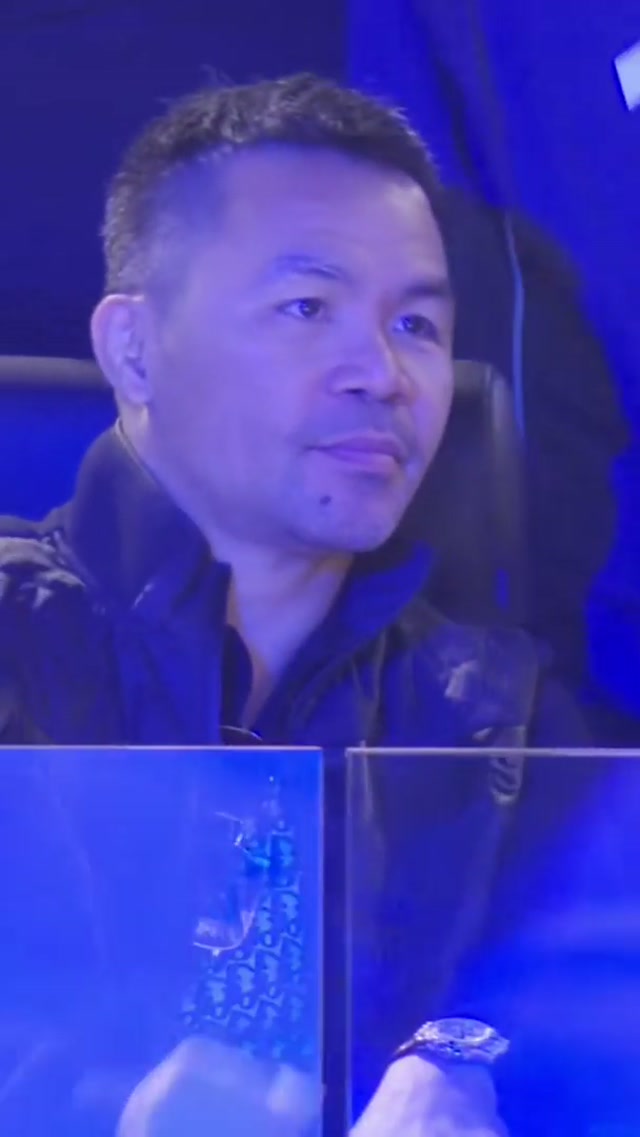 Manny Pacquiao spotted at @Intuit Dome 🤩🥊 #mannypacquiao #boxing #basketball #clippers #nba 