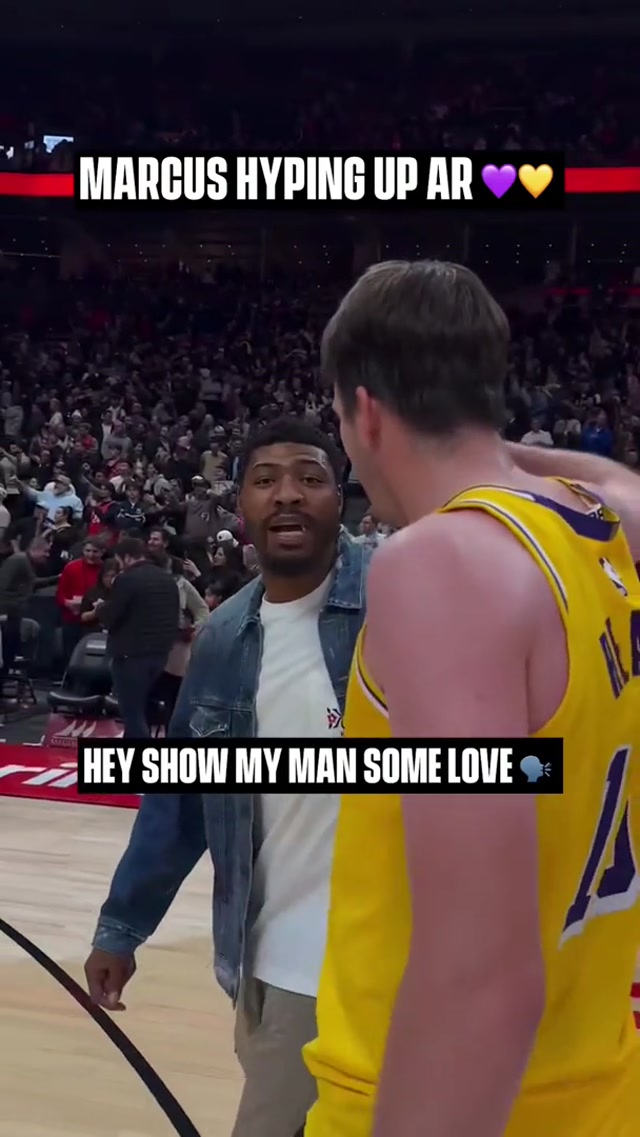 Marcus Smart: W Teammate #lakers #austinreaves