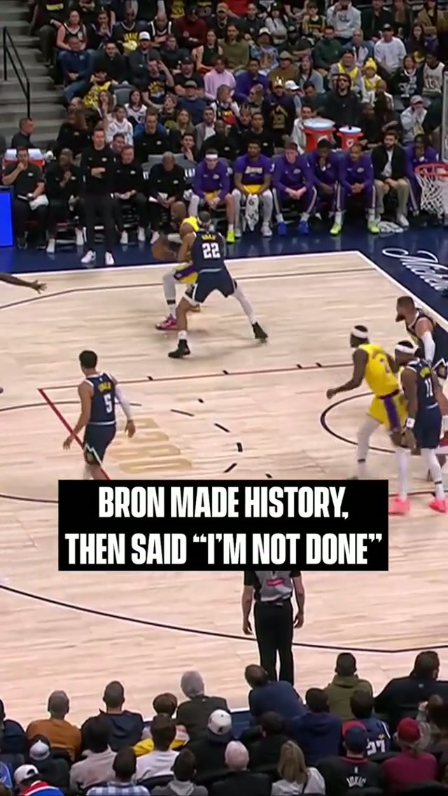 The KING. The most field goals made in NBA regular season HISTORY 👑 #NBA