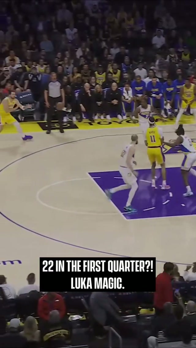 Luka was getting BUCKETS #Lakers #NBA