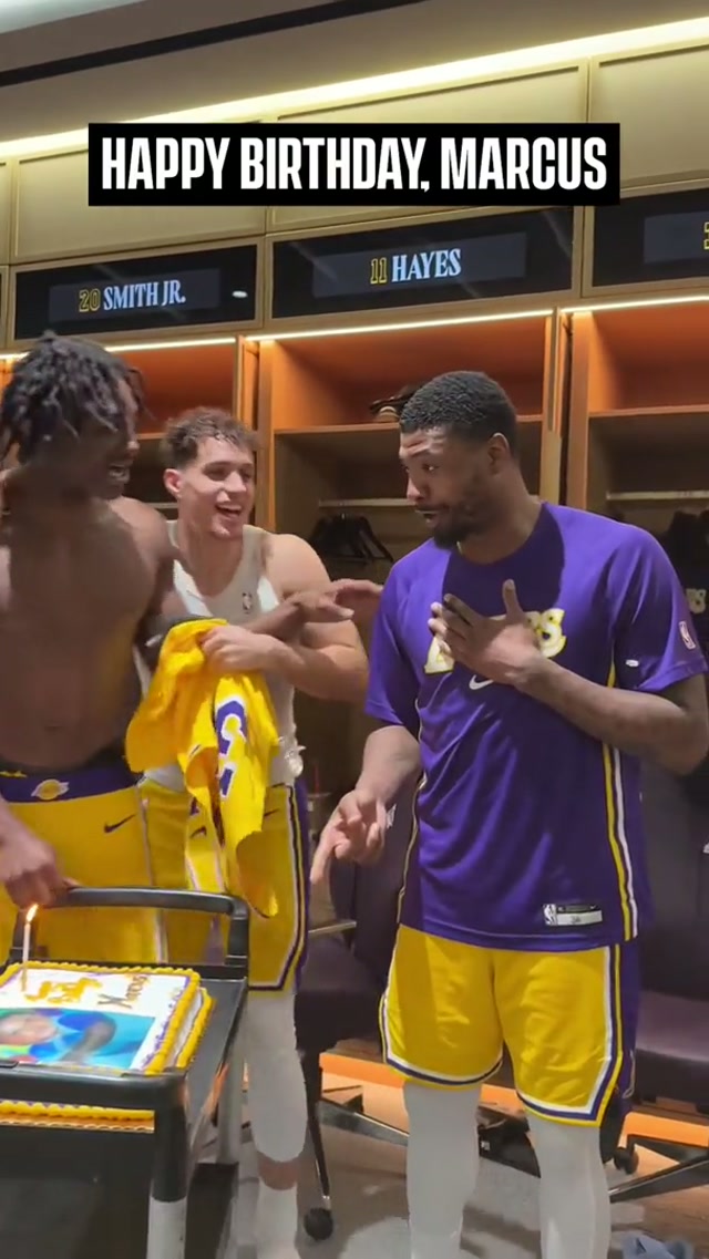 BIRTHDAY W FOR MARCUS #lakers