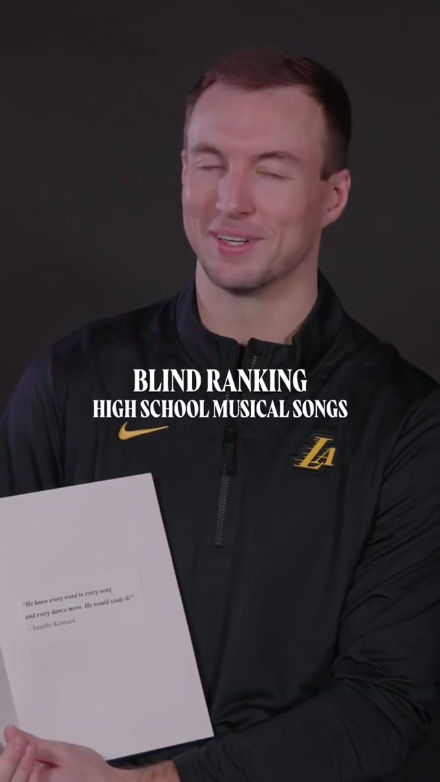 Luke blind ranks High School Musical songs 💫 #lakers #highschoolmusical 