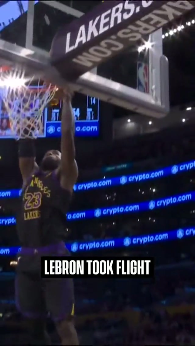 Gravity? Father time? Don't know 'em. #LeBronJames