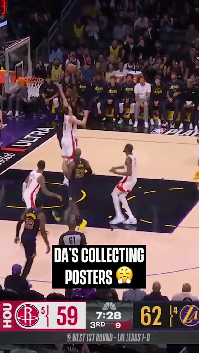THROW IT DOWN, DA (x2) #lakers