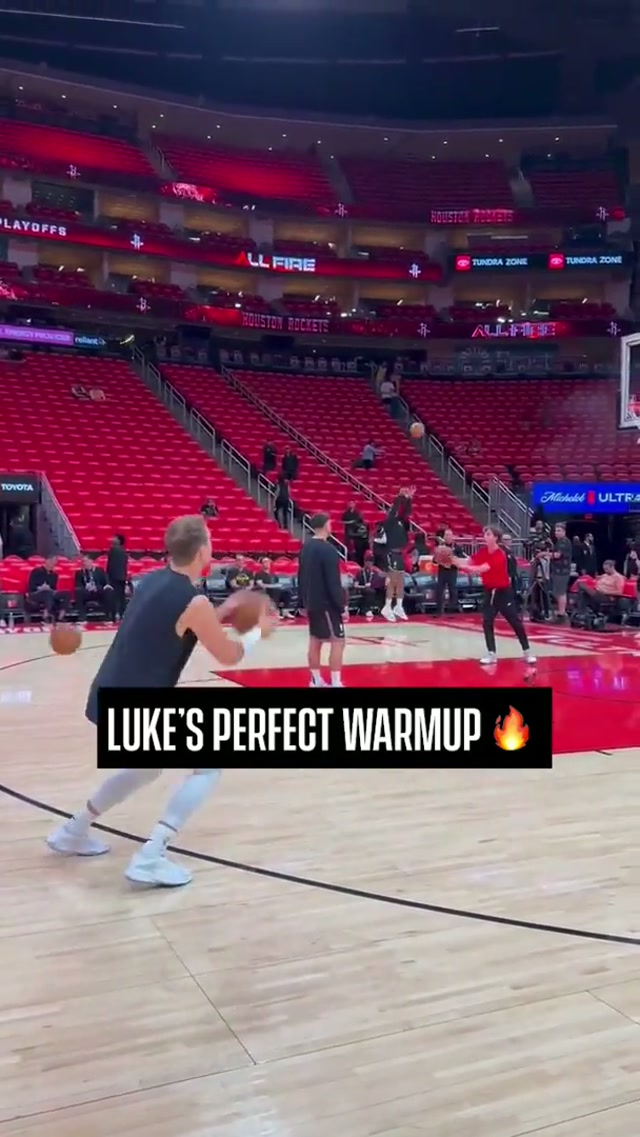 Luke Kennard’s pregame clinic from three 👌 #Lakers #NBAPlayoffs