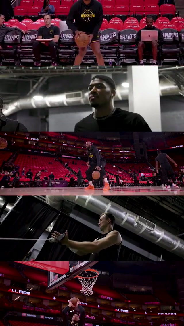 Pregame, but make it cinematic 🎥 #lakers #NBAPlayoffs