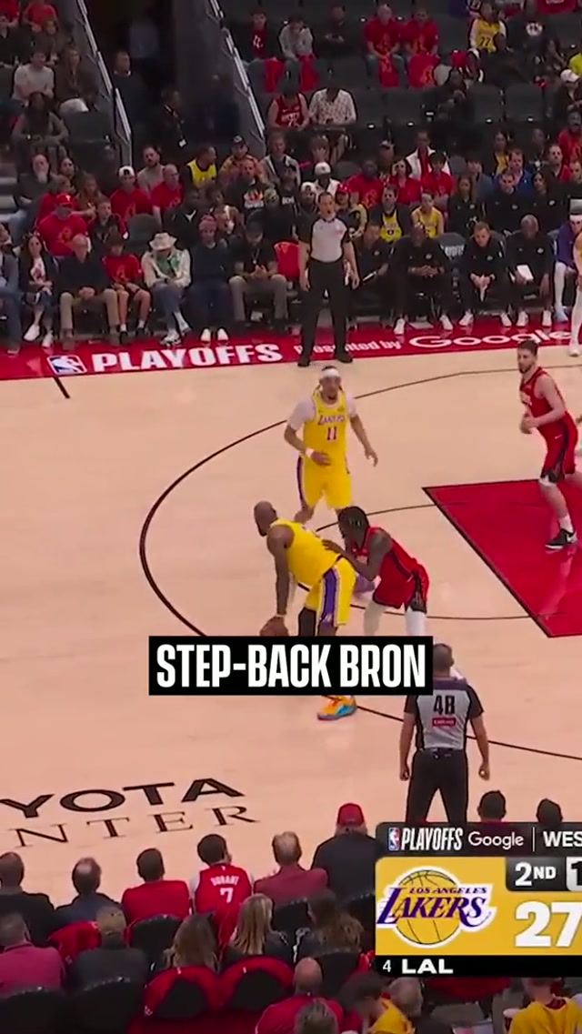 Step. Back. Bucket 👑 #Lakers #NBAPlayoffs