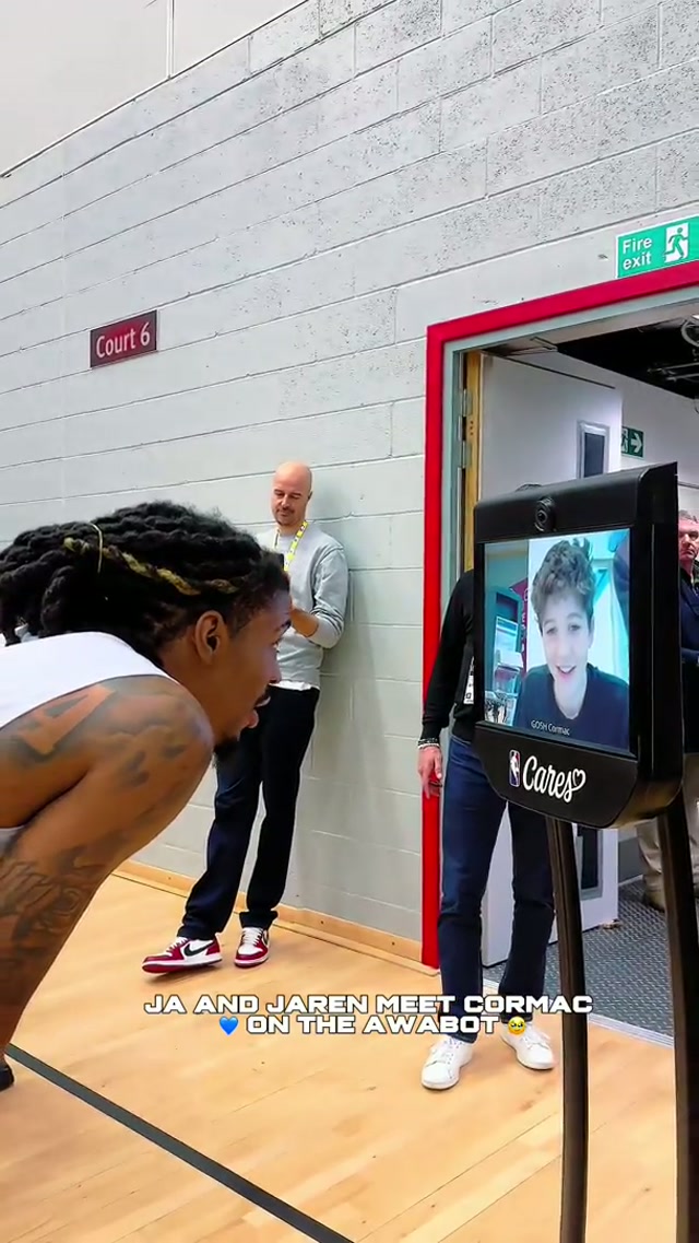 A special guest at practice today 🥹💙