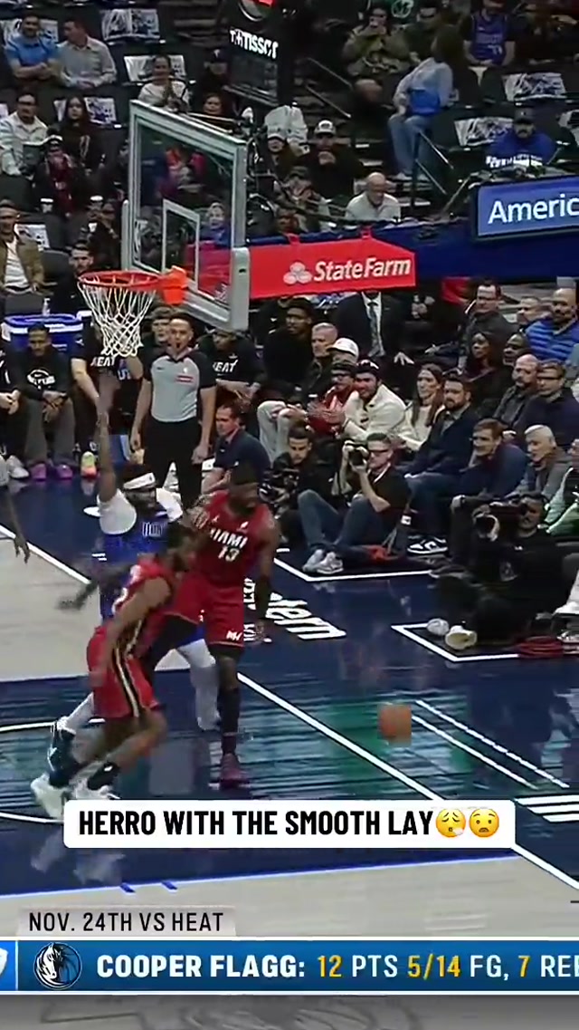 A good frisky attack 😮‍💨#layup #herro #bball #nba 