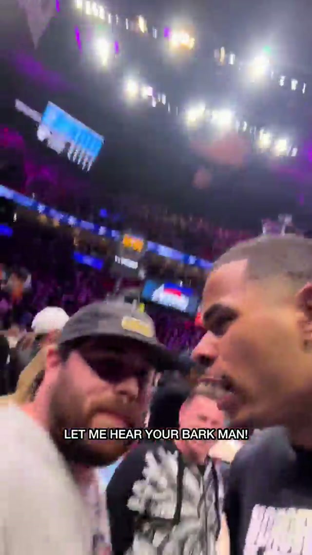 Think we found a new series 🤣🐶🗣️ #bark #dog #win #nba 