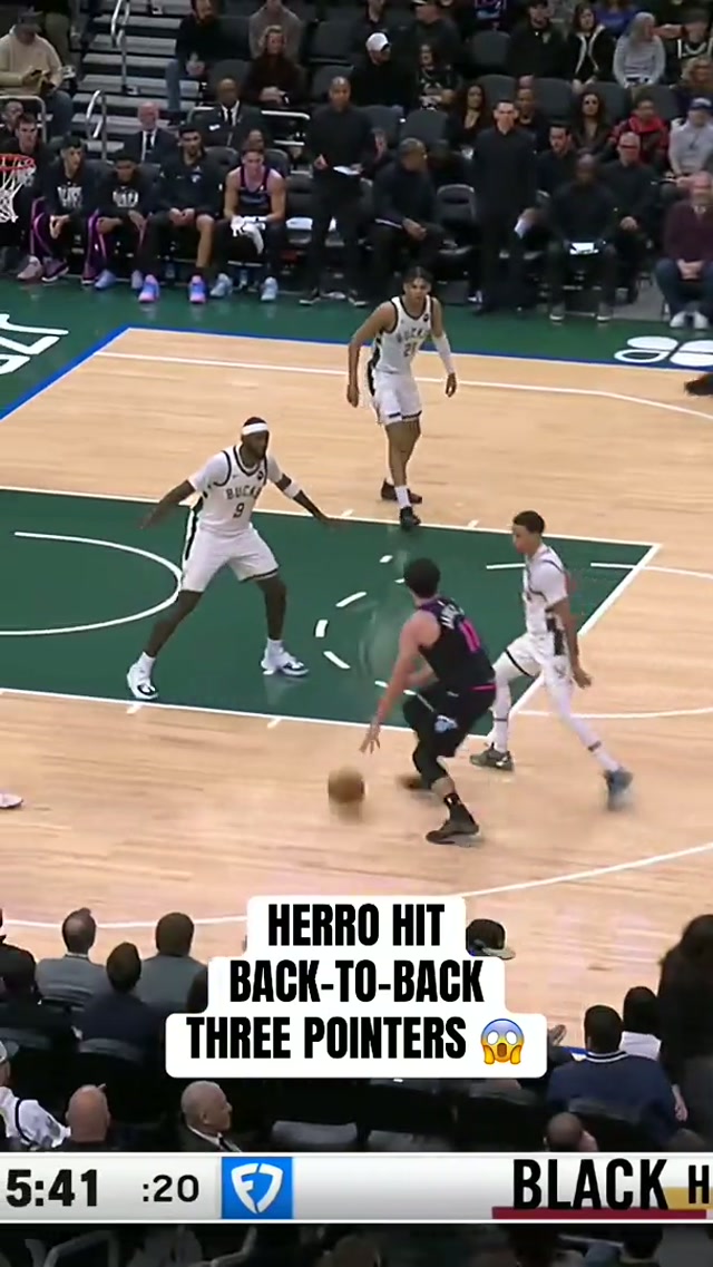 Too smooth with it 🤯 @Tyler Herro #basketball #three #nba #3pointshooter #viral 