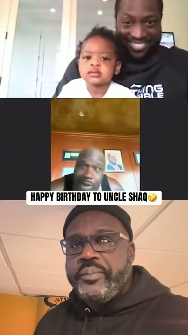 Made the wrong person laugh 🤣 HBD TO THE 🐐 #miami #shaq #wade #305 #viralvideo 
