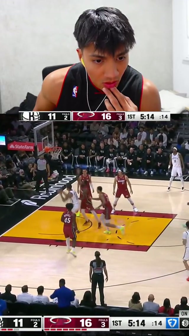 @ChicoFilo was all of us reacting to Kel’el Ware’s game vs Brooklyn😳 #nba #basketball #miamiheat #indiana #nba 