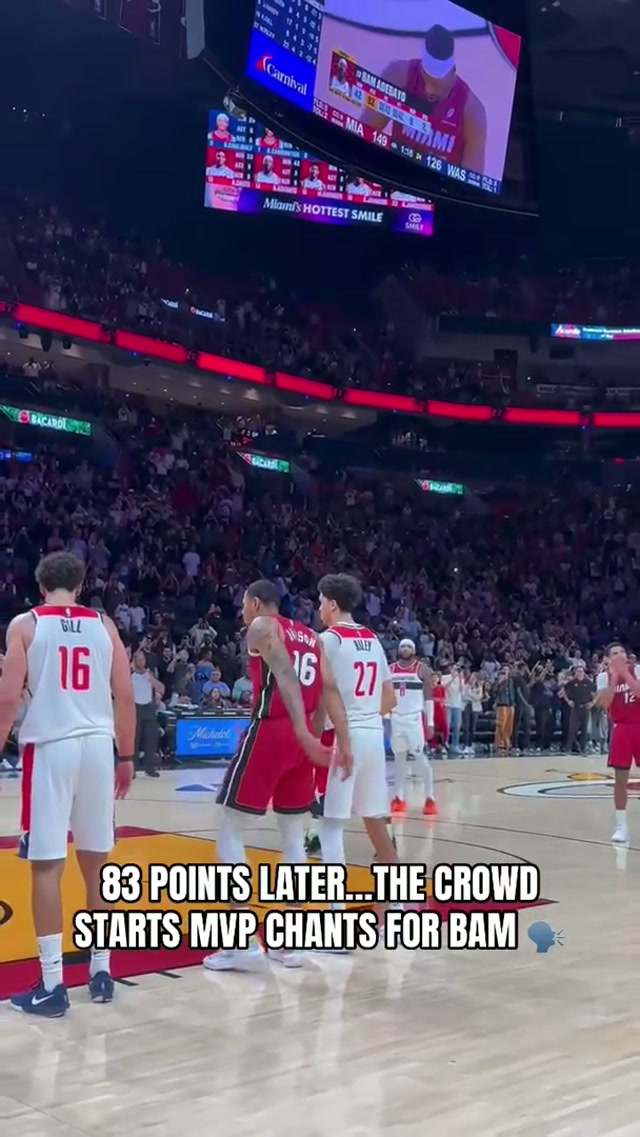 THE BUILDING WAS ON FIRE #miami #dadecounty #mvp #chants #fans 