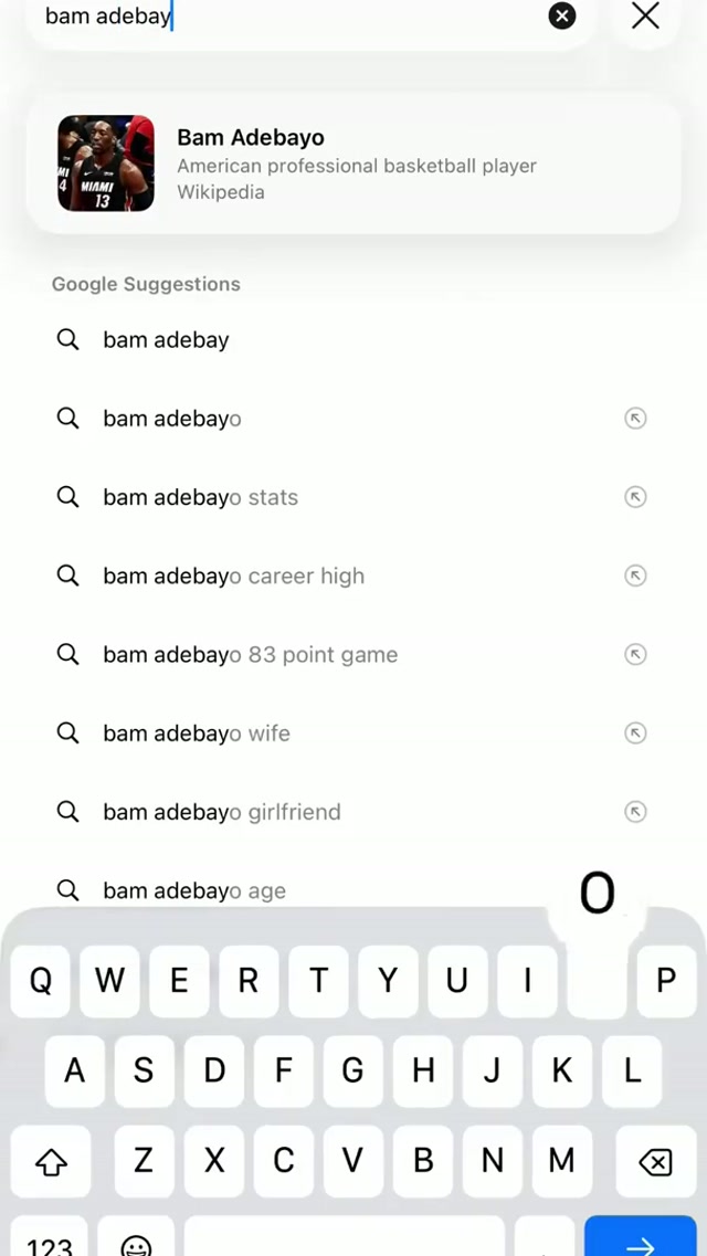 Not @Google making us all emotional 🥹 #nba #miami #bamadebayo #83 